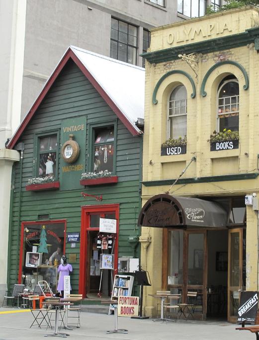 Fortuna Books, formerly housed in Olympia Building, part of Shand's Emporium, 88 Hereford Street, Christchurch